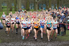 Senior girls, 2020 New Balance English Schools Champs., Sefton Park, Liverpool. Photo: David T. Hewitson/Sports for All Pics